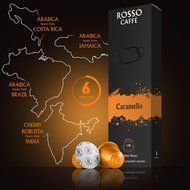 Rosso Caffe Sweet Flavors Pack for all Nespresso Original Line Machine, 60 Pods N3