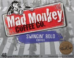 Mad Monkey Coffee Capsules, Swingin Bold, 48 Count N13