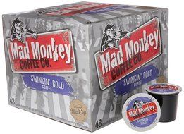 Mad Monkey Coffee Capsules, Swingin Bold, 48 Count N15