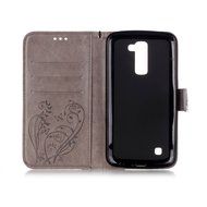 LG K10 Case, LG K10 Wallet Case,PHEZEN Cute Bear Don't Touch My Phone Design PU Leather Wallet Case Stand Flip... N10