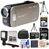 Bell &amp; Howell Slice2 DV7HD 1080p HD Slim Video Camera Camcorder (Black) with 32GB Card + Battery + Case + Tripods... N11