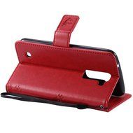 LG K10 Case, LG K10 Wallet Case,PHEZEN Cute Bear Don't Touch My Phone Design PU Leather Wallet Case Stand Flip... N11