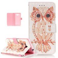 Galaxy Grand Prime Case,ikasus Shiny Glitter Diamond Colorful Art Painting PU Leather Flip Wallet Pouch Stand... N4