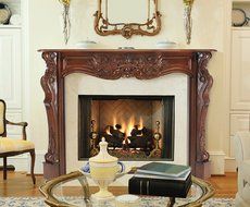 Pearl Mantels 134-58 Deauville Unfinished Fireplace Mantel, Interior Opening 58-Inch Wide by 42-Inch High N5