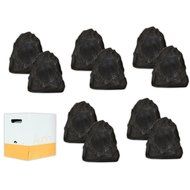 Acoustic Audio G4RS Granite Rock Speakers 5 Pair Pack and Wire Outdoor Weatherproof