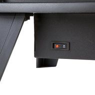 AKDY 23" Tempered Glass 1500W Adjustable Freestanding Portable Logs Style Electric Fireplace Heater Stove N4