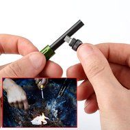 Geekercity&reg; Fire starter - EDC Waterproof Alloy Fire starter Survival Camp Magnesium flint Stone CNC Gear Pocket... N8