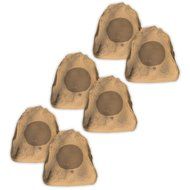 Acoustic Audio B4RS Sandstone Rock Speakers 3 Pair Pack Outdoor Weatherproof
