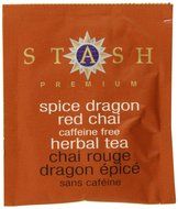 Stash Tea Spice Dragon Red Chai Herbal Tea, 100 Count Box of Tea Bags in Foil N3
