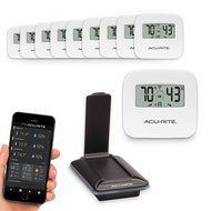 AcuRite 01168M 10-Sensor Indoor Temperature and Humidity Remote Monitoring System N2