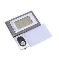 Hense Digital Indoor Humidity Monitor Hygrometer Thermomoter Monitor Weather Station with LCD Display Alarm Clock... N2