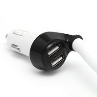 Slaxry Car Humidifier Diffuser Aromatherapy Air Purifier Freshener with Dual USB Charger Port (Purple) N2