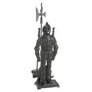 Design Toscano The Black Knight Fireplace Tool Ensemble N5