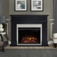 Real Flame 8060E-W Harlan Grand Electric Fireplace, Large, White