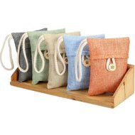 QinLing bamboo charcoal Natural Air Purifying Bamboo Charcoal Bag/ Air Freshener 5Pack