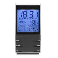 Sungwoo Indoor Digital Thermometer and Hygrometer LCD Weather Station with Alarm Clock Function - Hanging &amp; Desktop...