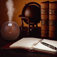 USB Aroma Therapy Ultrasonic Essential Oil Diffuser Spa Mist Vapor Purifier PICK - White N9