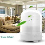 BestFire Glass Aromatherapy Essential Oil Diffuser, 100ml Ultrasonic Cool Mist Humidifier with 7 Color LED Lights... N4