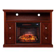 Rich Cherry Finish Wildon Home Remote Control Faulkner Electric Fireplace Classic Flames Media Console For TV's...