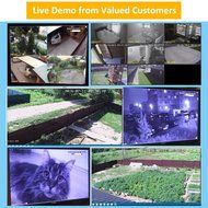 Youzee 1080N HD 1200TVL 8 CH DVR Home Surveillance Security Camera System 1TB N4