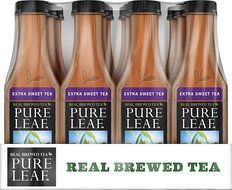 Pure Leaf Iced Tea, Unsweetened, Real Brewed Tea, 0 Calories, 18.5 Ounce (Pack of 12) N20