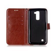 LG K10 Case, LG K10 Wallet Case,PHEZEN Cute Bear Don't Touch My Phone Design PU Leather Wallet Case Stand Flip... N21