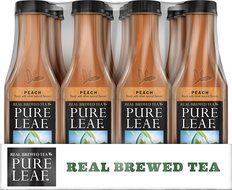 Pure Leaf Iced Tea, Unsweetened, Real Brewed Tea, 0 Calories, 18.5 Ounce (Pack of 12) N24