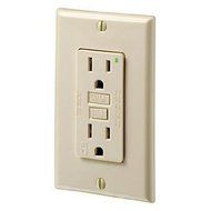 Gfi Gfci Outlet 15 Amp 120 V Ivory Color, 10 Pack by Orbit