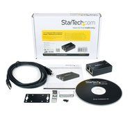 StarTech.com 1 Port USB to Null Modem RS232 DB9 Serial DCE Adapter Cable with FTDI, Black (ICUSB232FTN ) N39