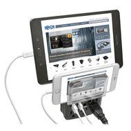 Tripp Lite 4 Outlet Surge Protector/Suppressor, Wall Mount Direct Plug-in, &amp; $10K INSURANCE (TLP4BK)