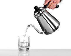 Flowtrol&trade; Pour Over Coffee &amp; Tea Kettle &ndash; Gooseneck Spout For Perfect Flow Control &ndash; Lightweight Stainless Steel... N3