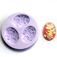 Longzang mini Flowers F0079 Fondant Mold Silicone Sugar mini mold Craft Molds DIY Cake Decorating