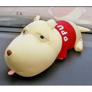 Oak-Pine Funny Cute Bamboo Charcoal Dog Plush Toys Activated Carbon Auto Ornaments Absorber Activated Charcoal... N2