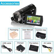 Camera Camcorders, Besteker Portable Digital Video Camcorder HD Max. 16.0 Megapixels 1280*720P DV 2.7 Inches TFT...