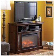Better Homes and Gardens Media Electric Fireplace Ashwood Road, Brown N5