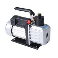HomCom Single Stage 7 CFM Rotary Vane Vacuum Pump - Black/Silver