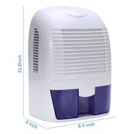 KEDSUM FCC Approved Small Thermo-Electric Dehumidifier, 108 Square Feet for Small Laundry Room, Bedroom,Kitchen... N7