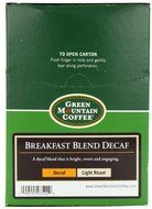 Green Mountain Coffee Decaf Breakfast Blend, K-Cup Portion Pack for Keurig K-Cup Brewers (Pack of 48) N8