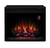 Classic Flame 23EF023GRA INSERT ONLY. Fixed Front 23" Insert w/Backlit Display, with Remote N2