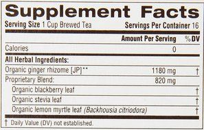 Traditional Medicinals Organic Ginger Aid Tea, 16 Tea Bags (Pack of 6) N14