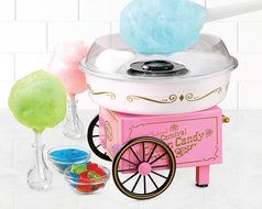 Nostalgia PCM305 Vintage Collection Hard &amp; Sugar-Free Candy Cotton Candy Maker N3