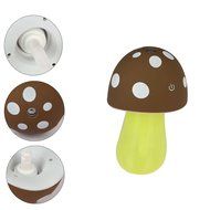 candybox 200ml Mushroom Mini USB Cool Mist Humidifier Purifier with LED Light ,Mist Mode, Auto Shut-off for Office... N13