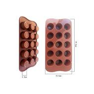 Circular Bottle Caps Shape Chocolate Silicone Mold Baking Cake Decoration Mould N2