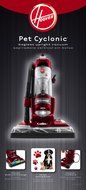 Hoover Pet Cyclonic Upright Bagless Vacuum, Uh70085 N4