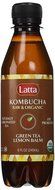 Latta Kombucha Green Tea Lemon Balm, Raw and Organic, only 2 gm of sugar, Promotes Healthy Weight Loss, Packed... N18