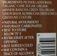 Latta Kombucha Green Tea Lemon Balm, Raw and Organic, only 2 gm of sugar, Promotes Healthy Weight Loss, Packed... N19