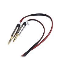 Flat Tangle Free Aux Cable (3 Pack) - 3.5 mm Auxiliary Audio Cable (3ft/6ft/10ft) - Gold Plated Connectors with... N2