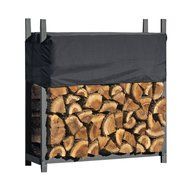 ShelterLogic Rectangle Firewood Rack with Cover N2