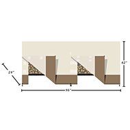 Glorious Montana Original 8250 Premium Log Rack Cover, 8 Feet N3