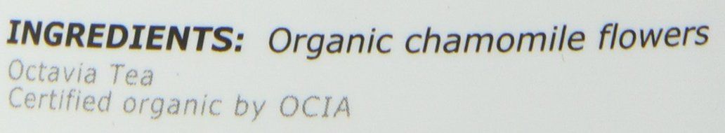 Octavia Tea Calming Chamomile (Organic, Caffeine-Free Herbal Tea), Loose Tea, 0.92 Ounce Tin N4